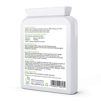 Marine Collagen Supplement for Women with Vitamin C - High Strength 600mg of Pure Hyaluronic VYTALINEBuy Supplements Australia