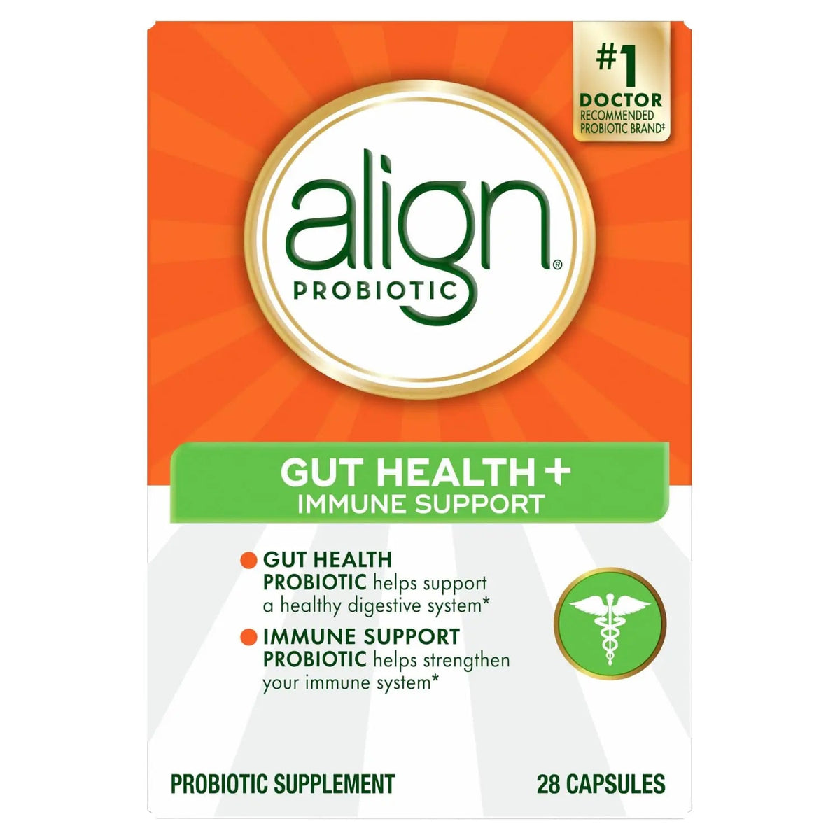 Align Probiotic, Gut Health + Immune Support Probiotic, Probiotics for Women and Men, Probiotics for Digestive Health and Immune Health, #1 Doctor Recommended Brand‡, 28 Capsules AlignBuy Supplements Australia