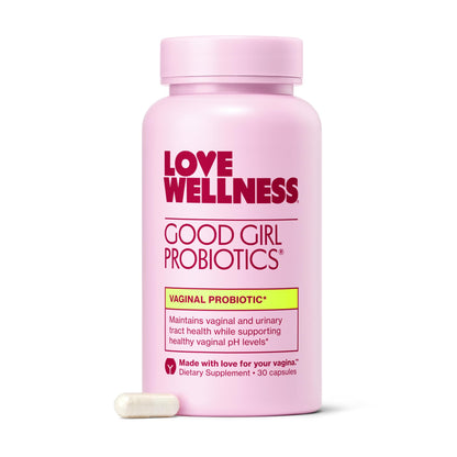 Love Wellness Good Girl Probiotics | Women’s Vaginal Health & pH Balance Supplement | 9-Strain Probiotic for Urinary Tract, Yeast, Odor & Immune Support | Gluten-Free (30-Day Supply) Love WellnessBuy Supplements Australia