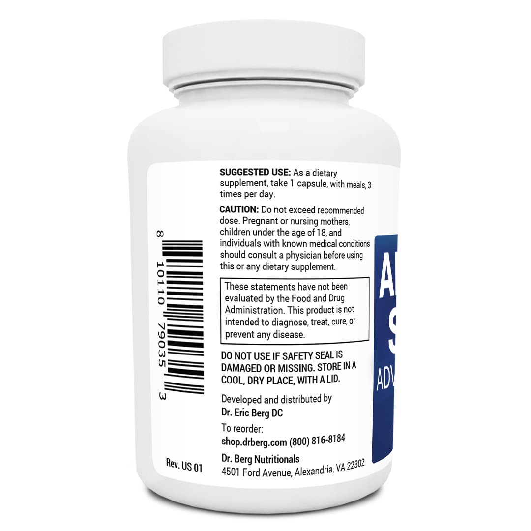 Dr. Berg’s Adrenal Stress Advanced Formula - Adrenal Support Supplements for Stress Dr. Berg NutritionalsBuy Supplements Australia