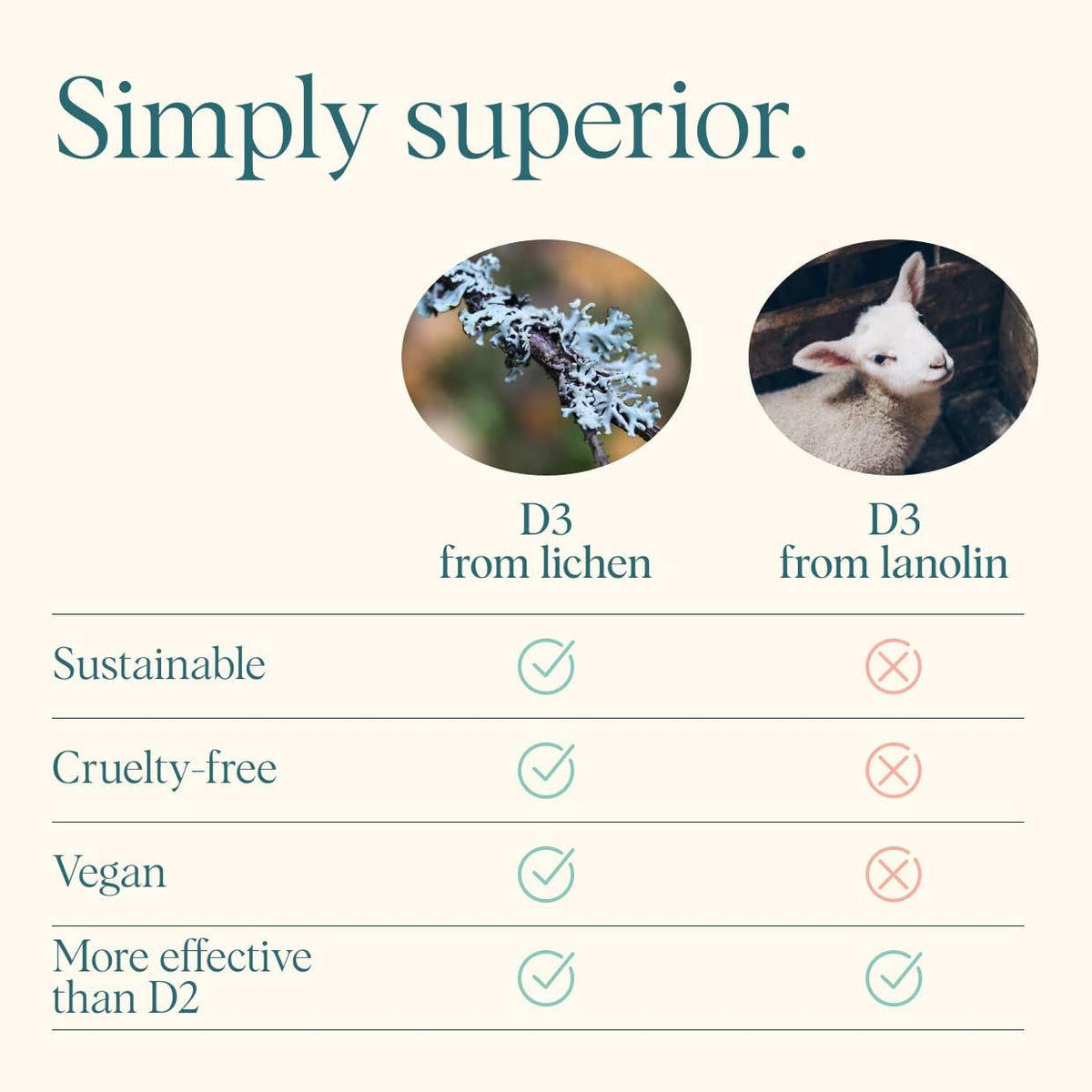 Ora Organic Vitamin D3 2000IU - Vegan Vitamin D Chewables from Lichen for Bone Health, Immune Support, & Mood | Maximum Absorption - 1 Month Supply, 30 Vegan Chewable Vanilla Tablets Ora OrganicBuy Supplements Australia
