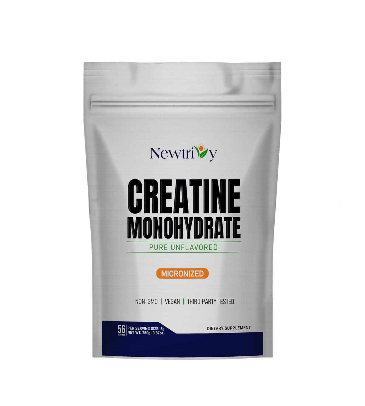 Creatine Monohydrate,Micronized, Pure,Unflavored,280g (9.8oz) NewtrivyBuy Supplements Australia