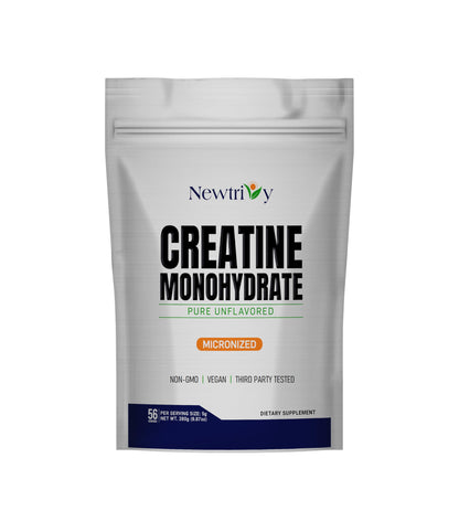 Creatine Monohydrate,Micronized, Pure,Unflavored,280g (9.8oz) NewtrivyBuy Supplements Australia