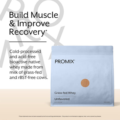 Promix Whey Protein Powder, Unflavored - 5lb Bulk - Grass-Fed & 100% All Natural ProMix NutritionBuy Supplements Australia