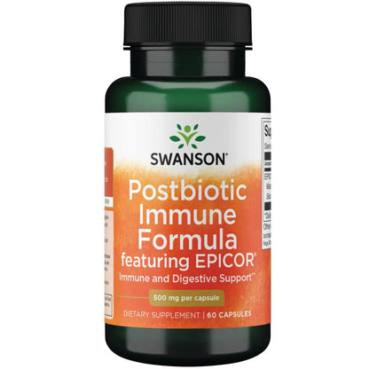 Swanson Postbiotic Immune Formula Featuring Epicor 500 mg 60 Caps Swanson Premium BrandBuy Supplements Australia