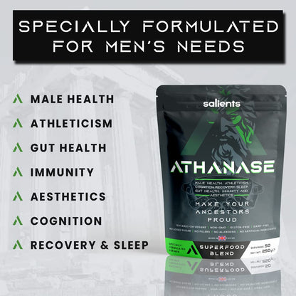 SALIENTS® ATHANASE® | Men's Super Greens Powder | Superfood Powder Blend SalientsBuy Supplements Australia