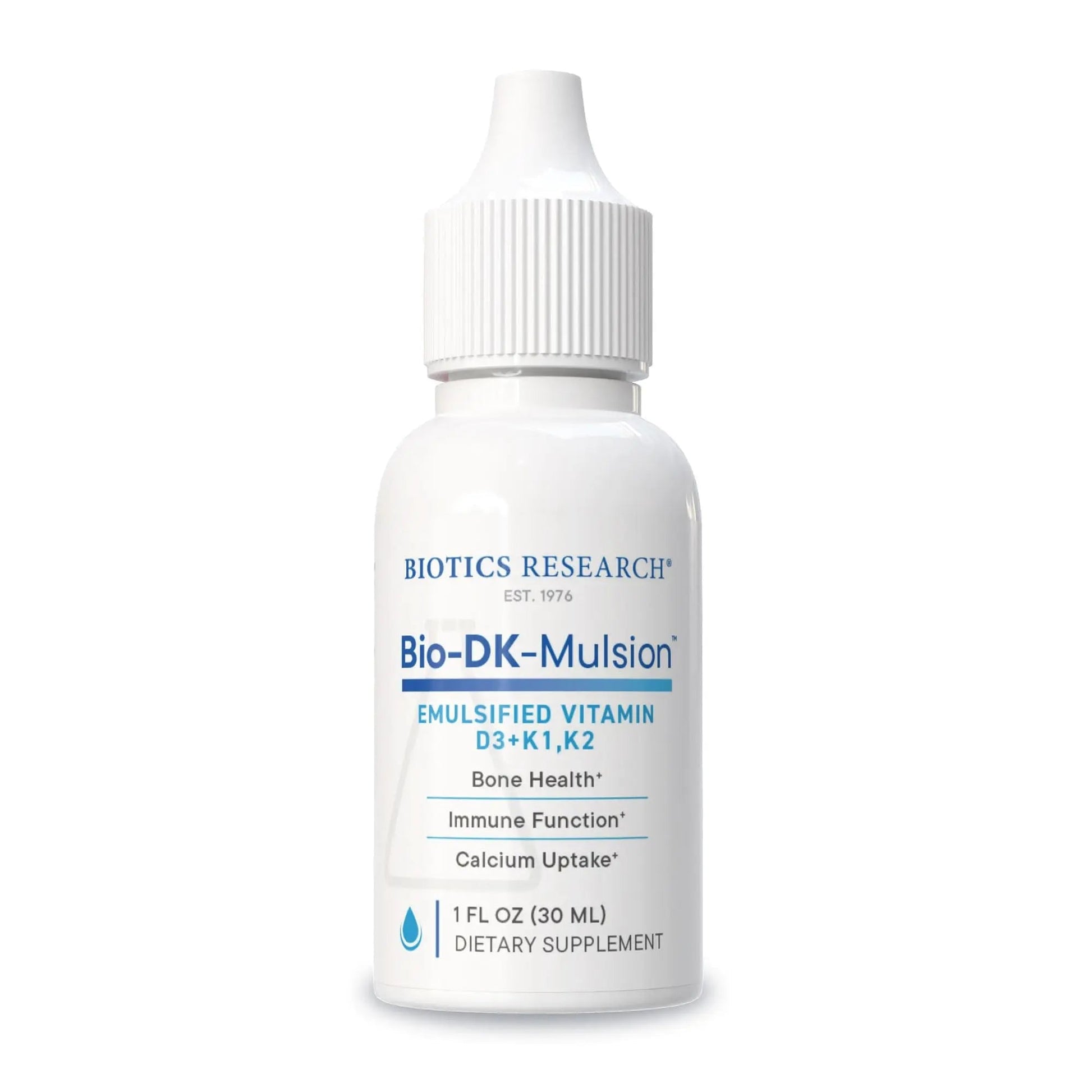 Biotics Research Bio-DK-Mulsion™–Emulsified Liquid Vitamin D and K, D3 Drops 125 mcg & Vitamin K (K1, K2) 300 mcg MK-7–Supports Stronger Bones BIOTICS RESEARCHBuy Supplements Australia