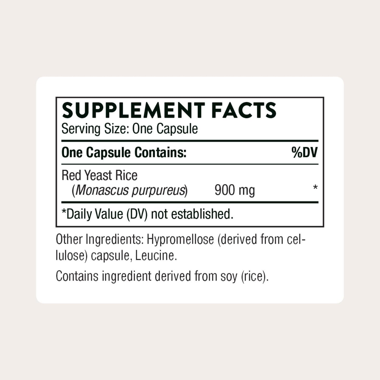 THORNE - Red Yeast Rice (Formerly Choleast-900) - Supports Healthy Cholesterol Levels Already in a Normal Range, Heart Health & Blood Pressure* - Gluten-Free, Dairy-Free - 120 Capsules THORNEBuy Supplements Australia
