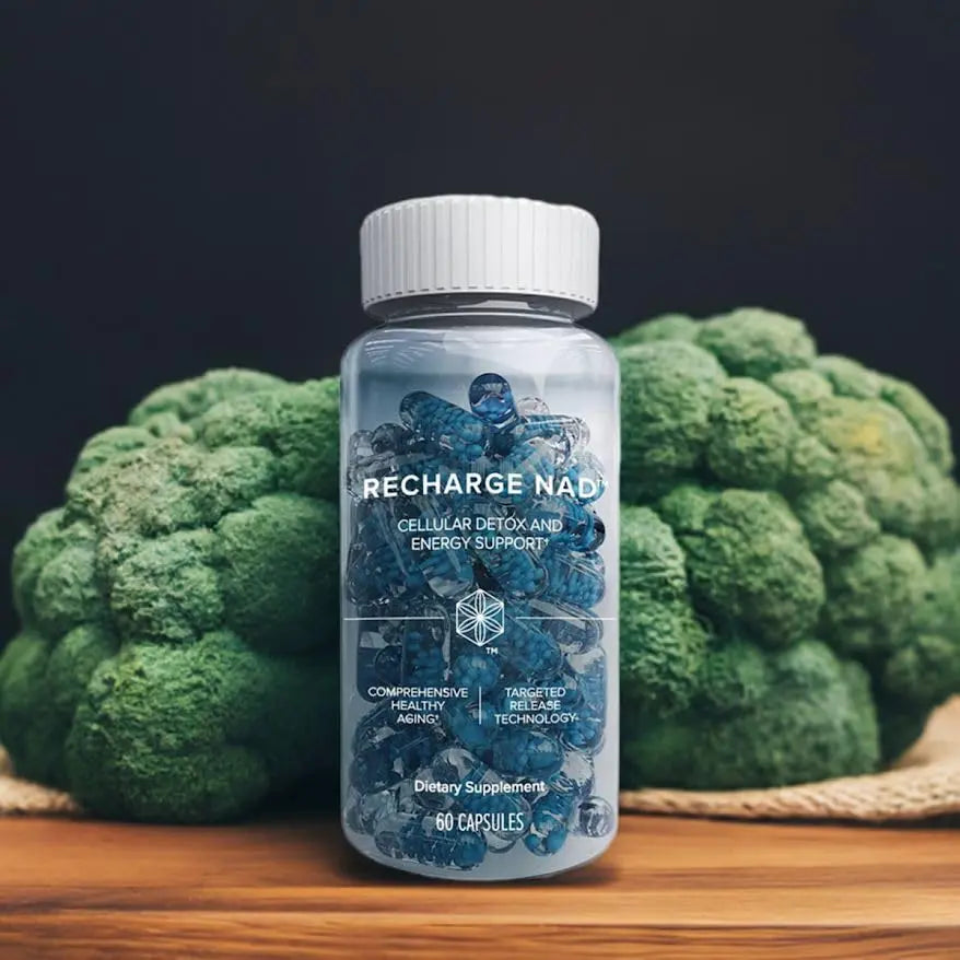 Isagenix Recharge NAD - Cellular Detox, Comprehensive Healthy Aging, and Energy Support - 1 Bottle - 60 ct Targeted Release Capsules IsagenixBuy Supplements Australia