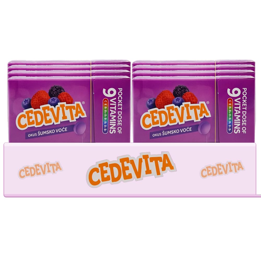 Cedevita Multivitamin Healthy and Sweet Candies - Pack of 8 (Forest Fruit) SORINABuy Supplements Australia