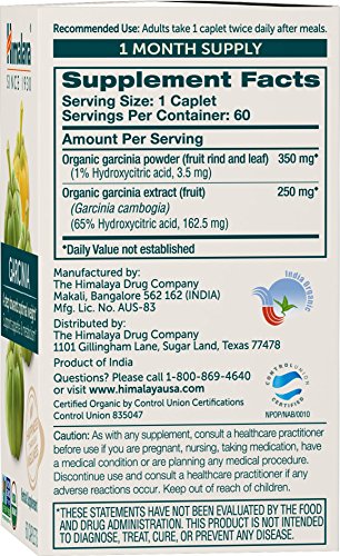 Himalaya Organic Garcinia Cambogia for Weight Loss, Promotes Healthy Body Weight HimalayaBuy Supplements Australia
