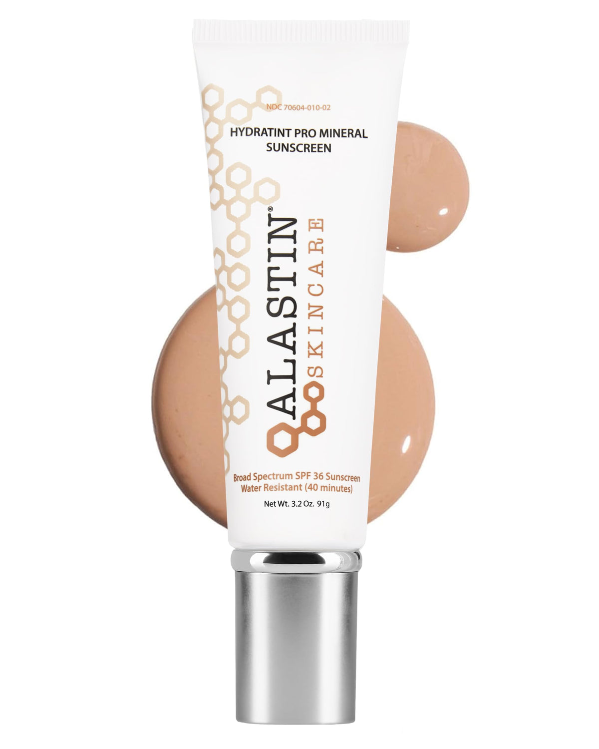 ALASTIN Skincare HydraTint Pro Mineral Sunscreen SPF 36 (3.2 oz) | 2-in-1 Tinted Daily Sunblock Moisturizer for Face & Neck