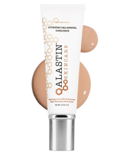 ALASTIN Skincare HydraTint Pro Mineral Sunscreen SPF 36 (3.2 oz) | 2-in-1 Tinted Daily Sunblock Moisturizer for Face & Neck