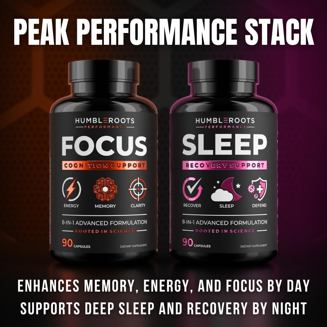 Advanced Nootropic Brain Supplement for Energy, Memory, & Focus | Lion's Mane, Caffeine, L-Theanine, and 5 Additional All-Natural Ingredients to Improve Cognitive Health (90 Capsules) HUMBLEROOTS PERFORMANCEBuy Supplements Australia