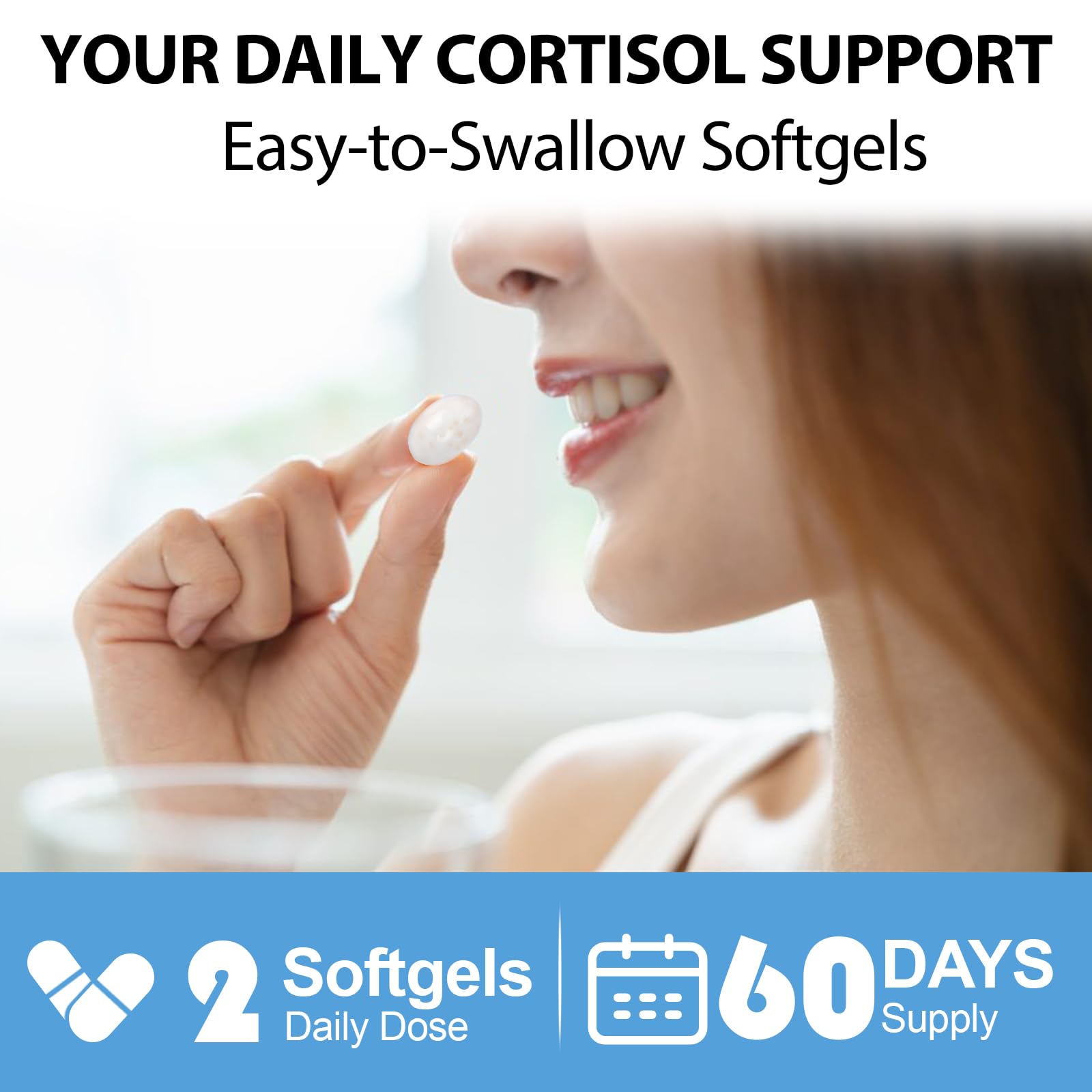 SCOLA Cortisol Supplement for Women and Men with Magnesium, Ashwagandha/L-Theanine, Cortisol Detox Manager, Cortisol Reducer Supports Relaxation & Calm, Mood, Sleep, 120 Count SCOLABuy Supplements Australia