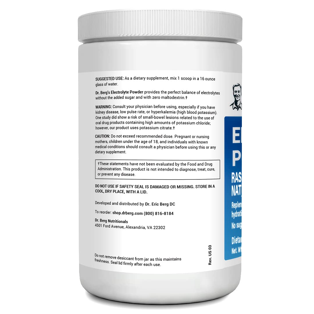 Dr. Berg's Electrolyte Powder 100 Servings Bundle - Raspberry Lemon & Lemonade Dr. Berg NutritionalsBuy Supplements Australia