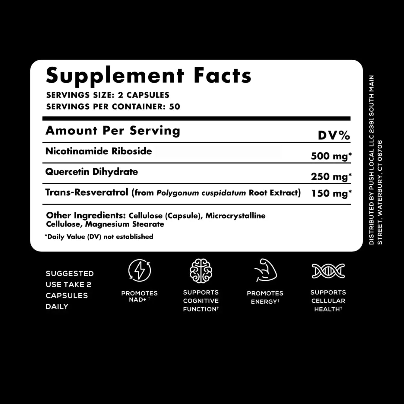 VivaThrive Advanced NAD+ Complex - NMNH Supplement Alternative - 50 Day Supply - Triple Action NAD+ Supplement - Nicotinamide Riboside - Resveratrol - Quercetin - Third-Party Tested - Made in USA VivaThriveBuy Supplements Australia