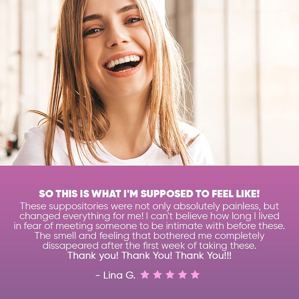 Seroflora Boric Acid Vaginal Suppositories - Promotes Vaginal pH Balance and Odor Control SerofloraBuy Supplements Australia