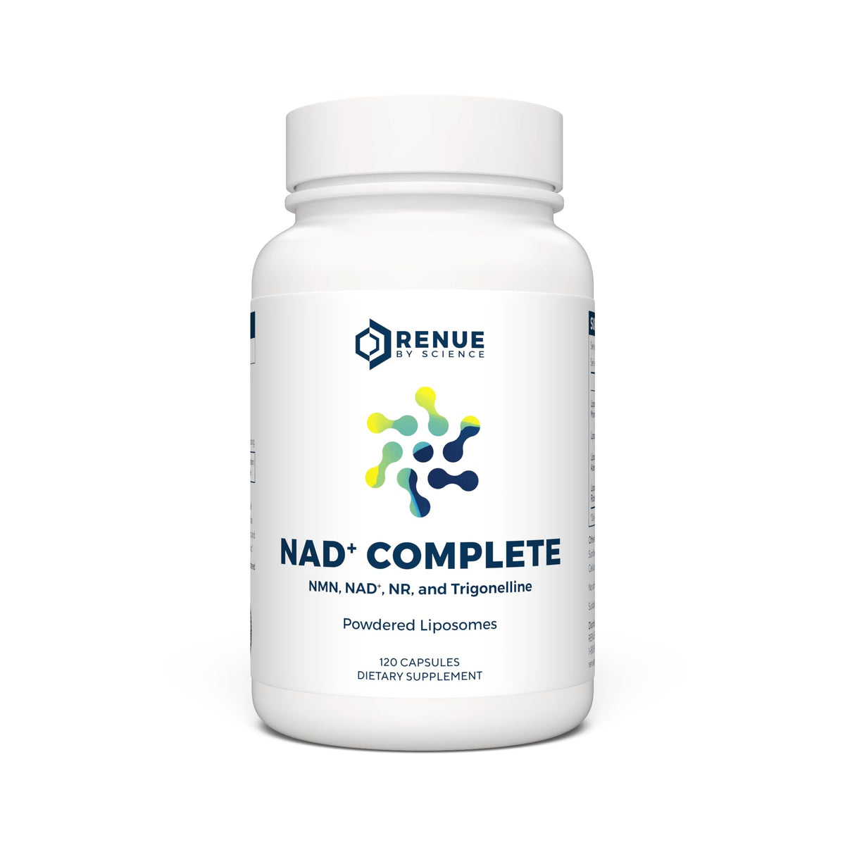 RENUE by SCIENCE NAD+ Complete | 120 Liposomal NAD Supplement Capsules with NMN, NR & Trigonelline - 210mg NMN & 160mg NAD per Serving | Bioavailable Formula for Increased Absorption | Made in the USA Renue By ScienceBuy Supplements Australia