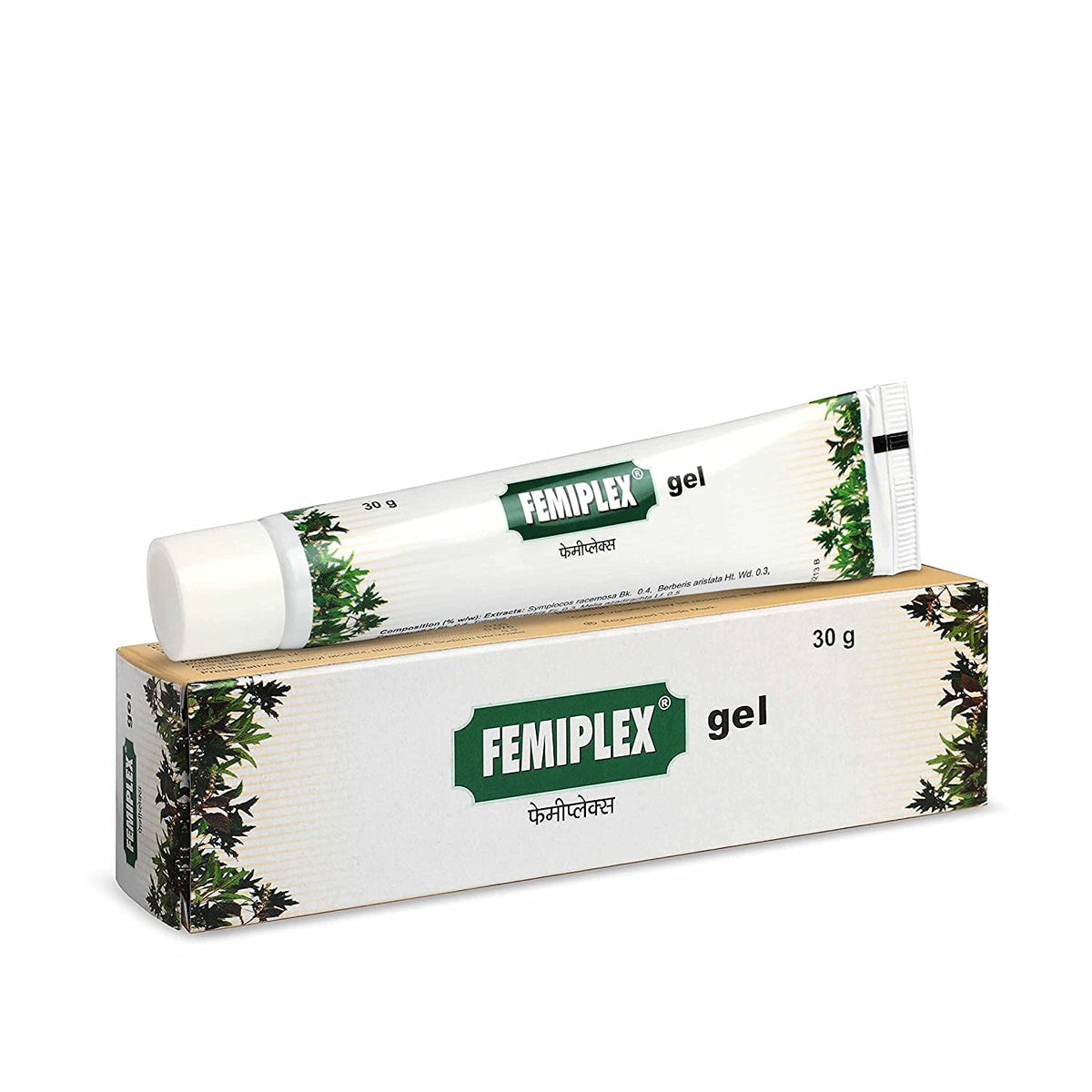 Ifra Charak Pharma Femiplex Gel for Vaginal infections, itching and foul smell - 30 gms (Pack of 2)