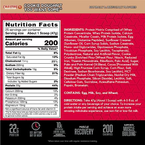BSN Syntha-6 Whey Protein Powder, Cold Stone Creamery- Cookie Doughn't You Want BSNBuy Supplements Australia