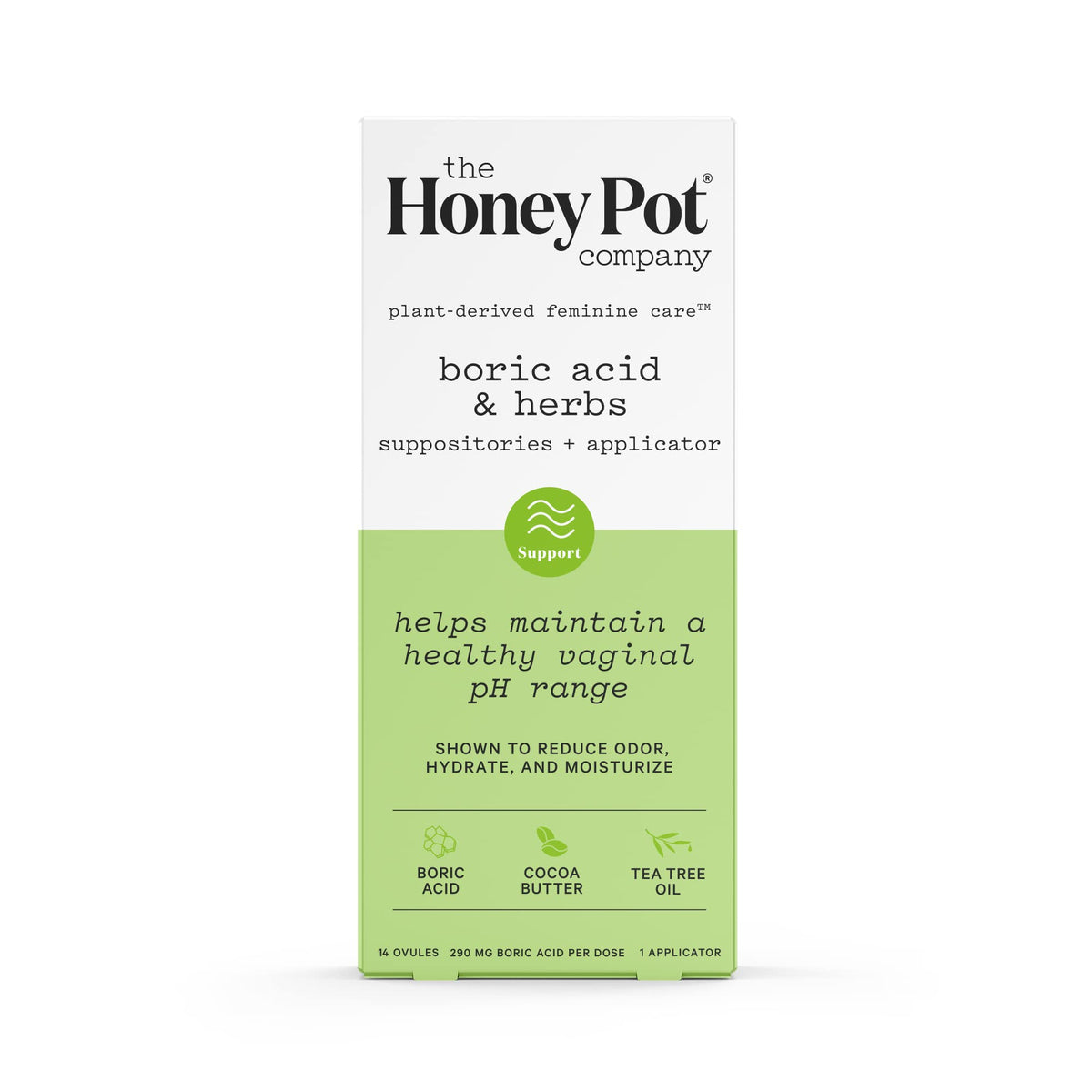 The Honey Pot Company 7 Day Boric Acid & Herbs Suppositories - Maintains and Balances Healthy Vaginal pH, Manages Odor, Hydrates, & Moisturizes - Gynecologist Tested The Honey Pot CompanyBuy Supplements Australia