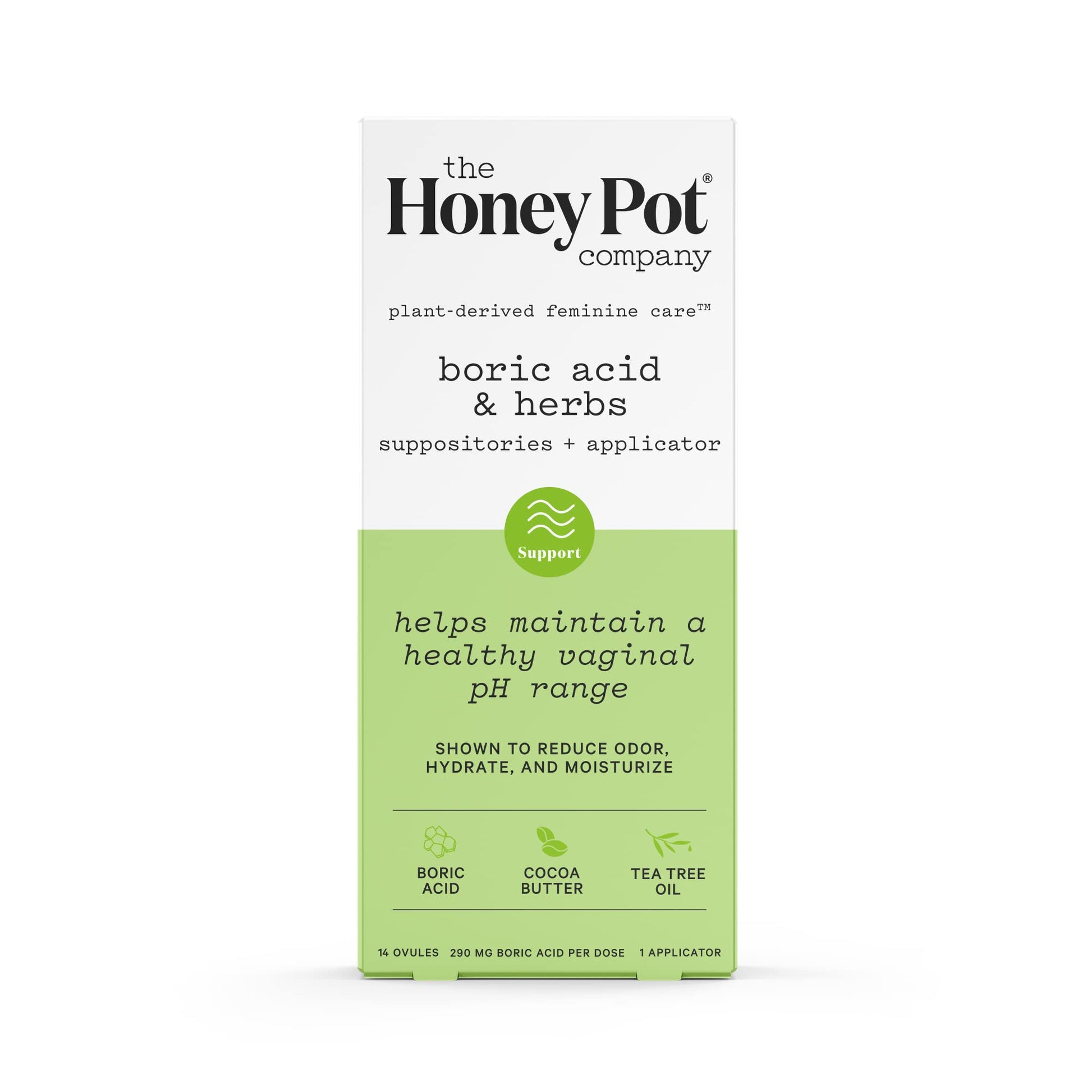 The Honey Pot Company 7 Day Boric Acid & Herbs Suppositories - Maintains and Balances Healthy Vaginal pH, Manages Odor, Hydrates, & Moisturizes - Gynecologist Tested The Honey Pot CompanyBuy Supplements Australia