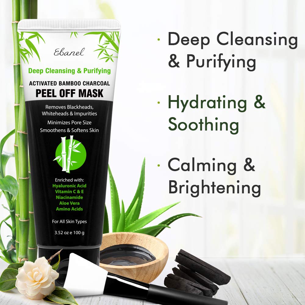 Ebanel Bundle of 15-Pack Collagen Face Mask, and Charcoal Peel Off Face Mask Ebanel buy supplements Au