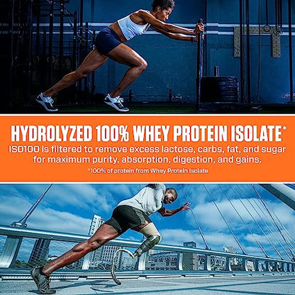Dymatize ISO100 Hydrolyzed 100% Whey Isolate Protein Powder in Dunkin' Cappuccino DymatizeBuy Supplements Australia