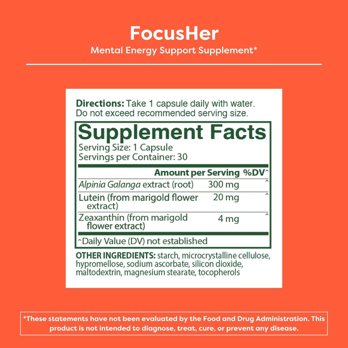 MENOLABS® FocusHer™ Mental Energy Support Supplement – Caffeine-Free Focus, Concentration & Memory – enXtra® & Lutemax 2020® – Menopause, Brain & Eye Health – 30 Capsules, 30-Day Supply MENOLABSBuy Supplements Australia