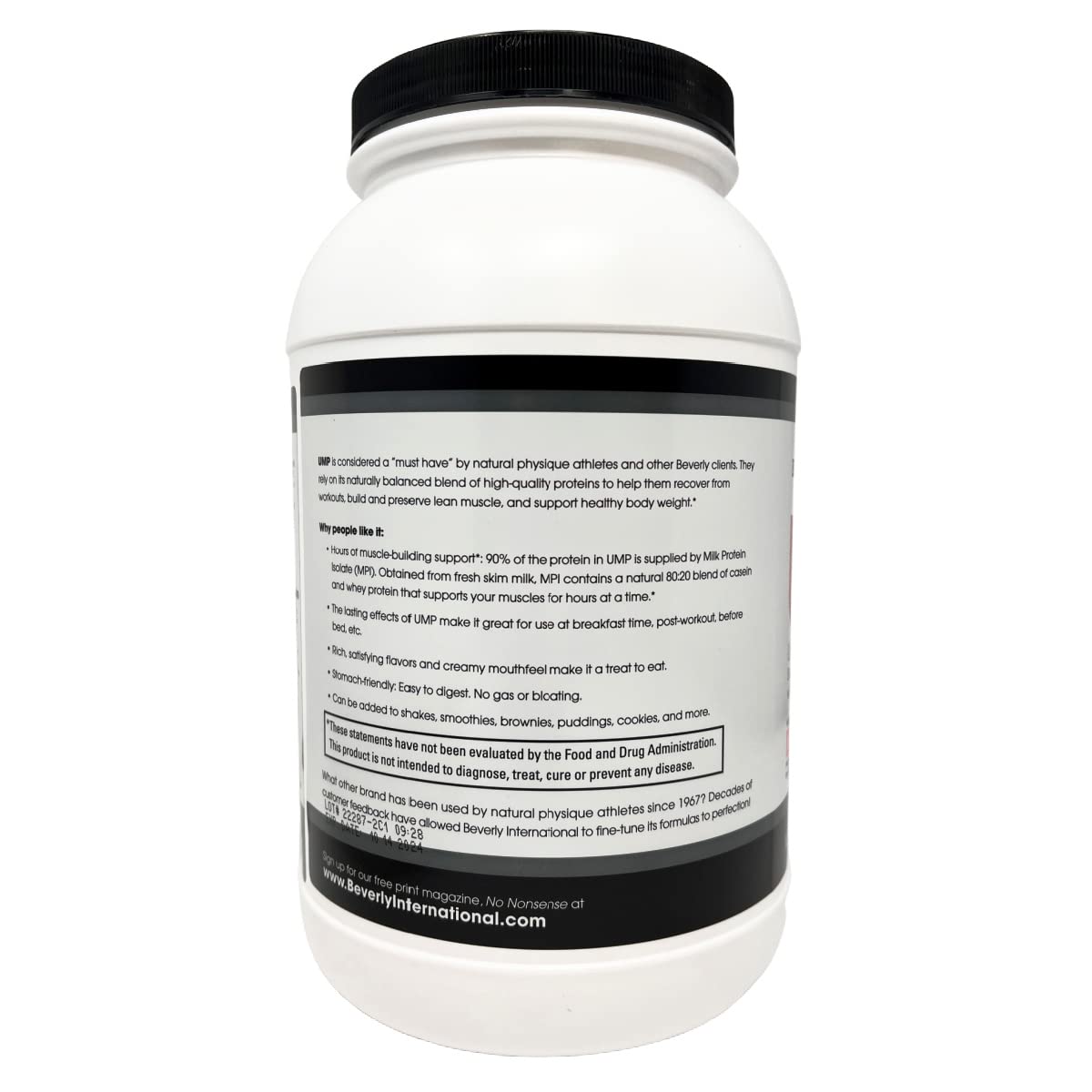 Beverly International UMP Protein Powder, Strawberry. Unique Whey-Casein Ratio Beverly InternationalBuy Supplements Australia