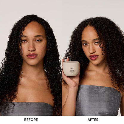 OUAI Thick Hair Mask - Treatment Masque with Almond Oil, Olive Oil, & Hydrolyzed Keratin to Restore Damaged Hair - Phthalate & Paraben Free Masque (3.4 Oz) OUAIBuy Supplements Australia