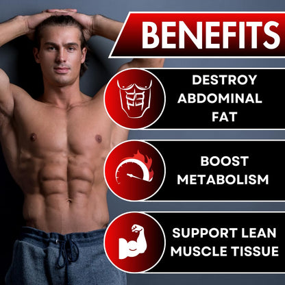 UNALTERED Belly Fat Burner for Men - Lose Belly Fat, Tighten Abs, Support Lean Muscle UNALTEREDBuy Supplements Australia