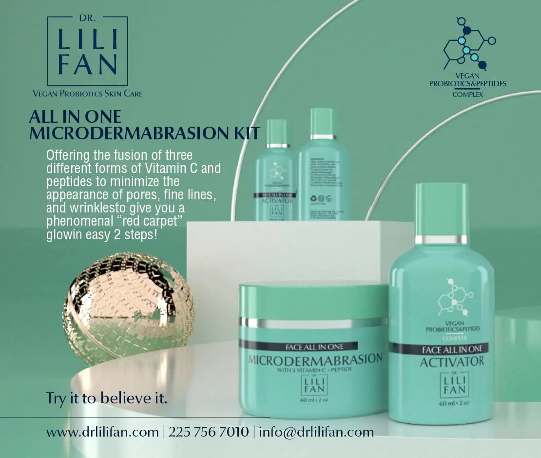 Dr Lili Fan Probiotic All-In-One Microdermabrasion Kit with Vitamin C and Peptides. Your At-Home Spa Treatment. Get Radiant, Healthy-Looking Skin. 2 fl oz Dr Lili FanBuy Supplements Australia