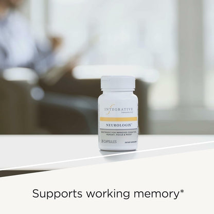 Integrative Therapeutics Neurologix - Brain Health Supplement* - Non-Stimulant Nootropic Supplement for Focus* - Memory Support* - Vegan, Gluten-Free & Dairy-Free - 120 Capsules (60 Servings) Integrative TherapeuticsBuy Supplements Australia