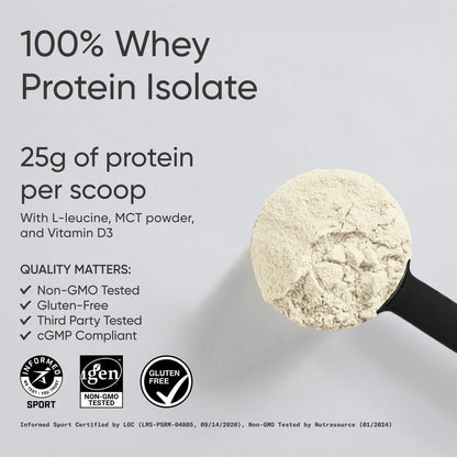 Sports Research Whey Protein Isolate - Sports Nutrition Protein Powder 25g per Serving - 2.06lb Bag Whey Protein - Vanilla Flavor - Bulk Protein Powder, 26 Servings Sports Research buy supplements Au