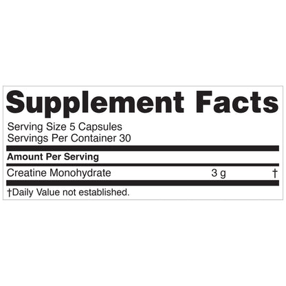 Nugenix Essentials Premium Creatine Monohydrate Pills Supplement, 3000mg, 150 Capsules NugenixBuy Supplements Australia
