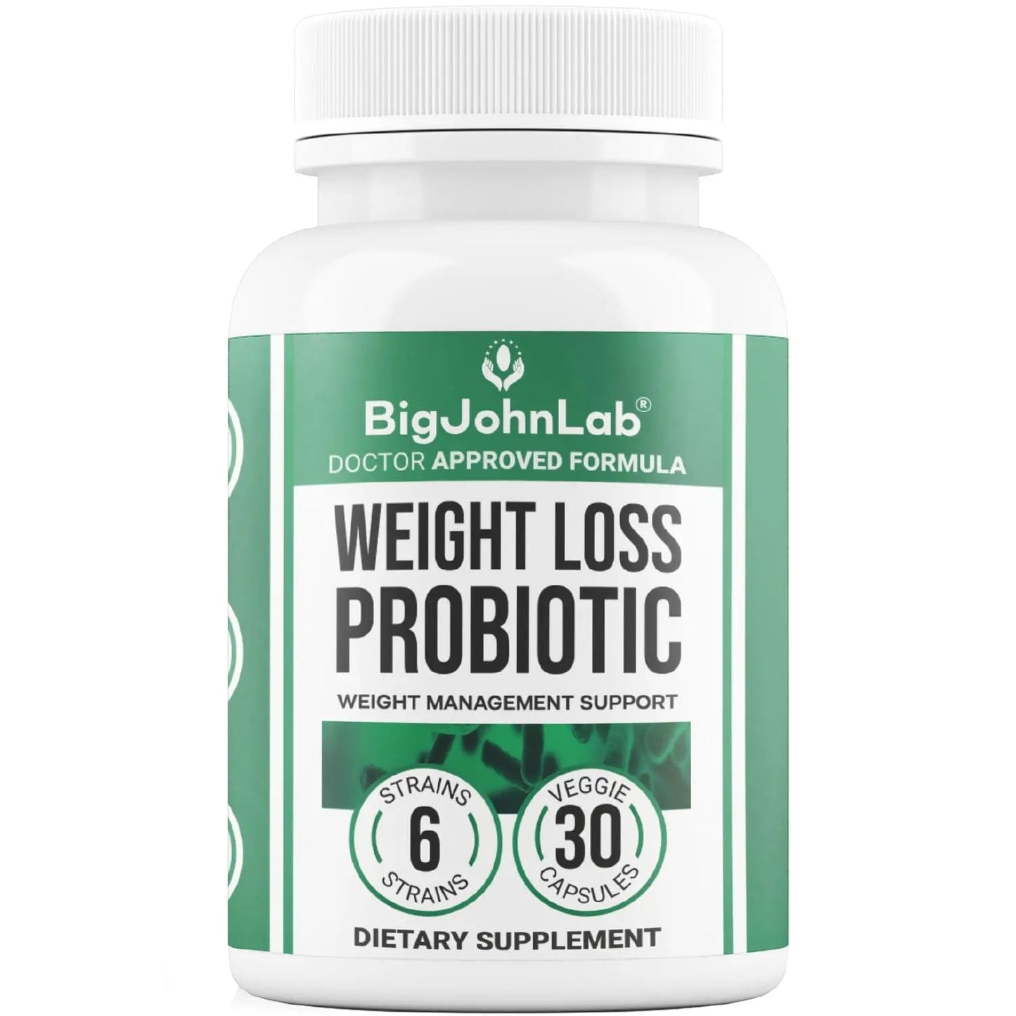 BIGJOHNLAB® - Probiotics for Weight Management & Bloating - 6 Probiotic Strains - Prebiotics - Key Ingredient Cayenne & Green Tea - Supports Gut Health - Weight Management for Women & Men - 30 CT BIGJOHNLABBuy Supplements Australia
