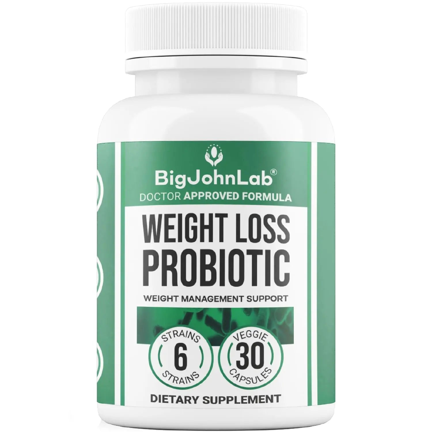 BIGJOHNLAB® - Probiotics for Weight Management & Bloating - 6 Probiotic Strains - Prebiotics - Key Ingredient Cayenne & Green Tea - Supports Gut Health - Weight Management for Women & Men - 30 CT BIGJOHNLABBuy Supplements Australia