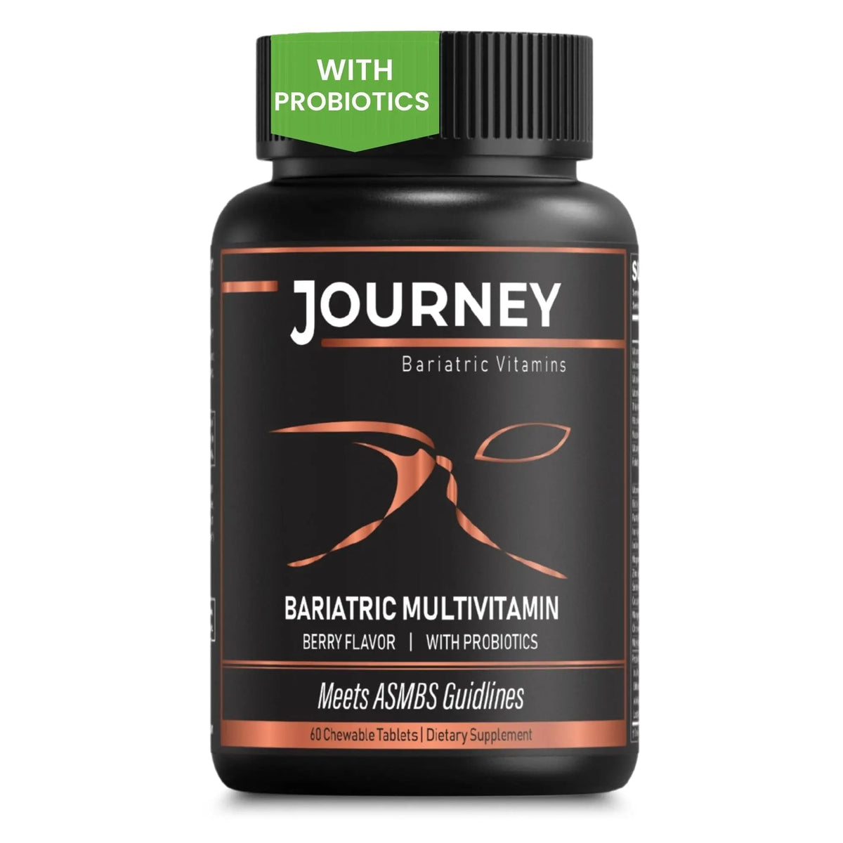 Journey Bariatric Multivitamin with Probiotics & Iron – Chewable, Berry (60 Count) Journey Bariatric Vitamins