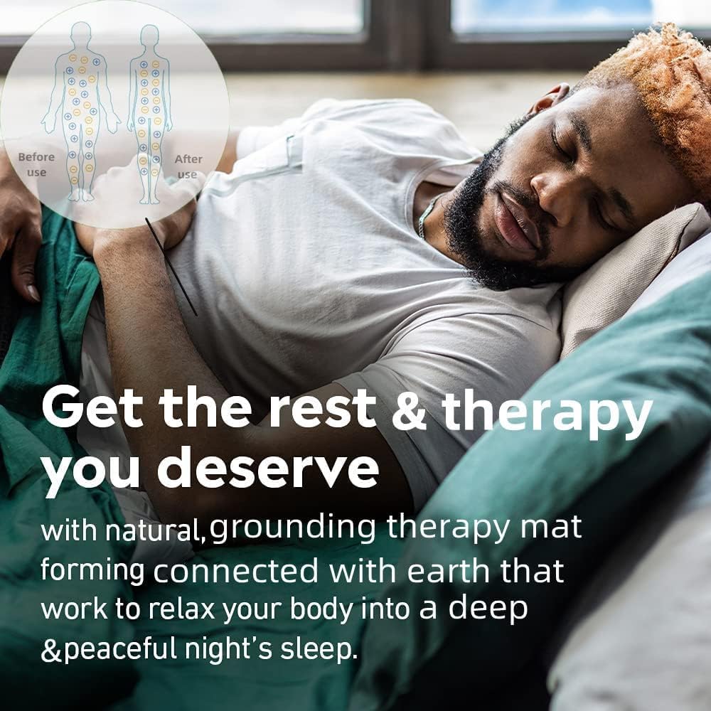 Grounding Mat for Sleeping, Grounding Sheet forBed, Earth Mat Connected for Pain Relief FOPPONBuy Supplements Australia
