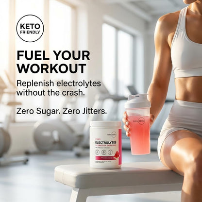 Type Zero Clean Electrolytes Hydration Powder Drink Mix + 14 Essential Vitamins & Minerals - Sugar Free, Zero Artificial Ingredients - Watermelon Flavor, 50 Servings Type ZeroBuy Supplements Australia
