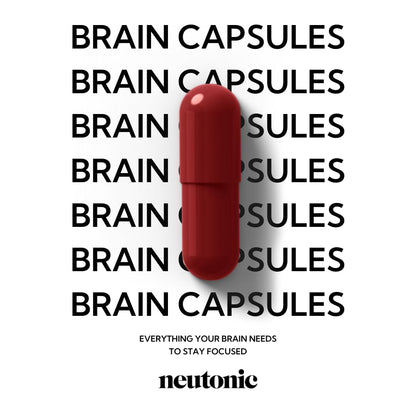 Neutonic Nootropic Brain Supplement | 1 Month Supply 90 Capsules | for Men and Women | Support Memory, Mental Clarity, Cognitive Function | Boost Focus, Energy, Brain Health NeutonicBuy Supplements Australia