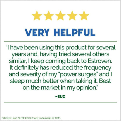 Estroven Sleep Cool for Menopause Relief, 30 Ct, Sleep Support Supplement With Clinically Proven Ingredients to Relieve Menopause Symptoms plus Night Sweats & Hot Flash Relief, Drug-No & Gluten-No EstrovenBuy Supplements Australia