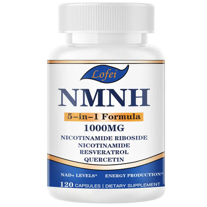 NMNH (Dihydronicotinamide Mononucleotide),NMNH Supplement 1000mg Pure Nicotinamide Mononucleotide Boosts NAD+ Levels, NAD Supplement,for Energy,Immune,Non-GMO, Gluten Free,120 Capsules LofeiBuy Supplements Australia