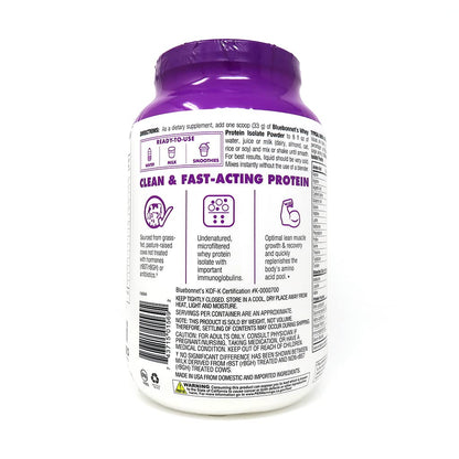 BlueBonnet 100% Natural Whey Protein Isolate Powder, Chocolate, 2 Pound BluebonnetBuy Supplements Australia