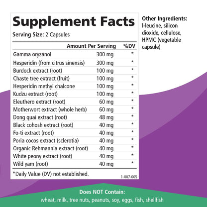 Pure Essence Labs Transitions Vitamins for Women, Natural Menopause Relief Supplement to Promote Hormone Balance, Reduce Hot Flashes, Mood Swings & Night Sweats, 60 Capsules PURE ESSENCE LABSBuy Supplements Australia