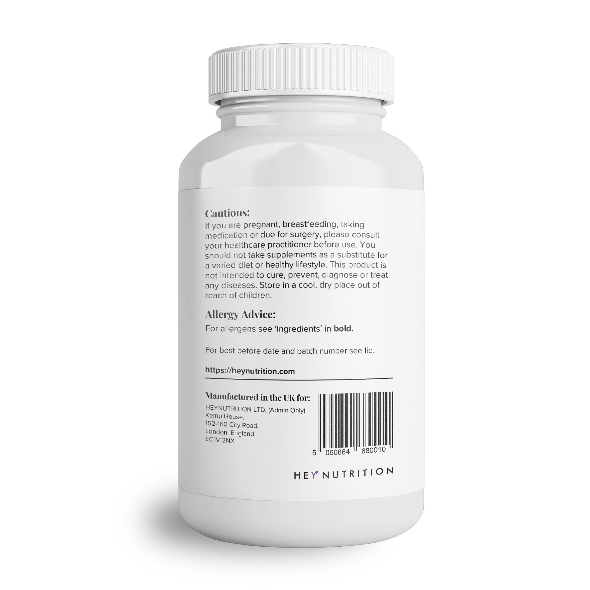 Hey Nutrition Collagen Complex Hyaluronic Acid & Sea Kelp Vitamin E, C, Biotin - Healthy Nails, Skin, Hair Joints Metabolism Hey NutritionBuy Supplements Australia