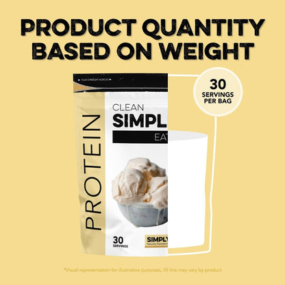 Clean Simple Eats Simply Vanilla Whey Protein Powder, Natural Sweetened and Cold-Proce Clean Simple EatsBuy Supplements Australia