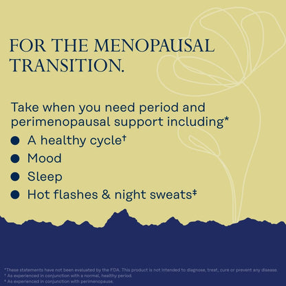 SOLARAY Perimenopause her Life Stages - Perimenopause Supplements Women - Hot Flashes, Menopause Support - Saffron and Chasteberry - Made Without Hormones - 60-Day Guarantee - 30 Servings, 60 VegCaps SOLARAYBuy Supplements Australia